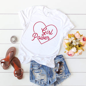 Short Sleeve "Girl Power" T-Shirt